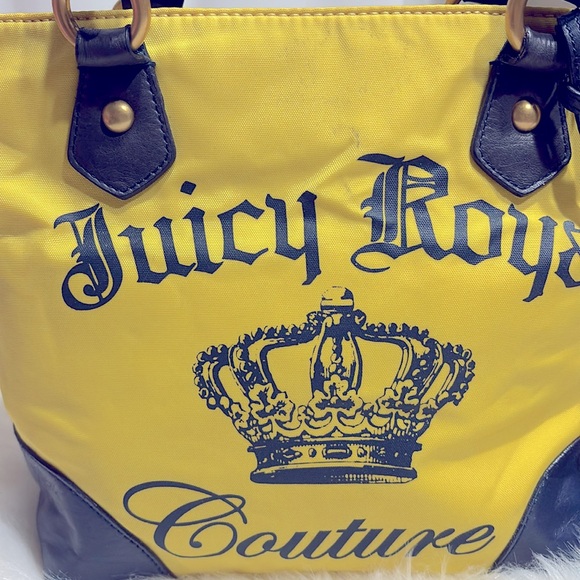 Juicy Couture Yellow Nylon Canvas Bag Like New Excellent Condition - Picture 3 of 16